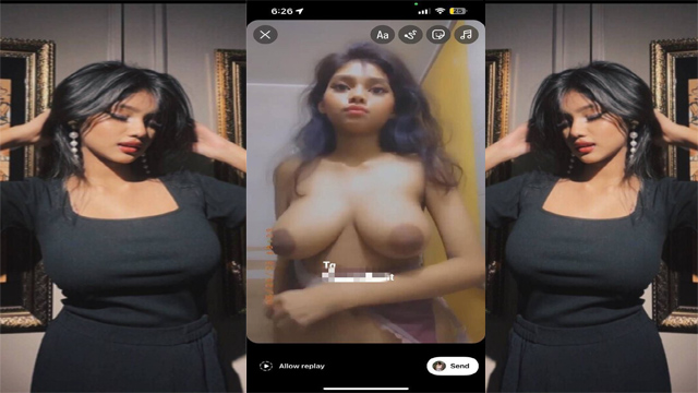 Desi Sexy Babe Showing Boobs