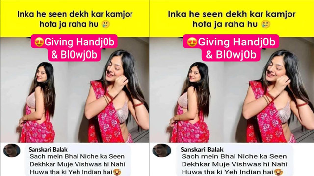 Beautiful Instagram Influencer Viral Video – Giving Amazing Handjob & Blowjo